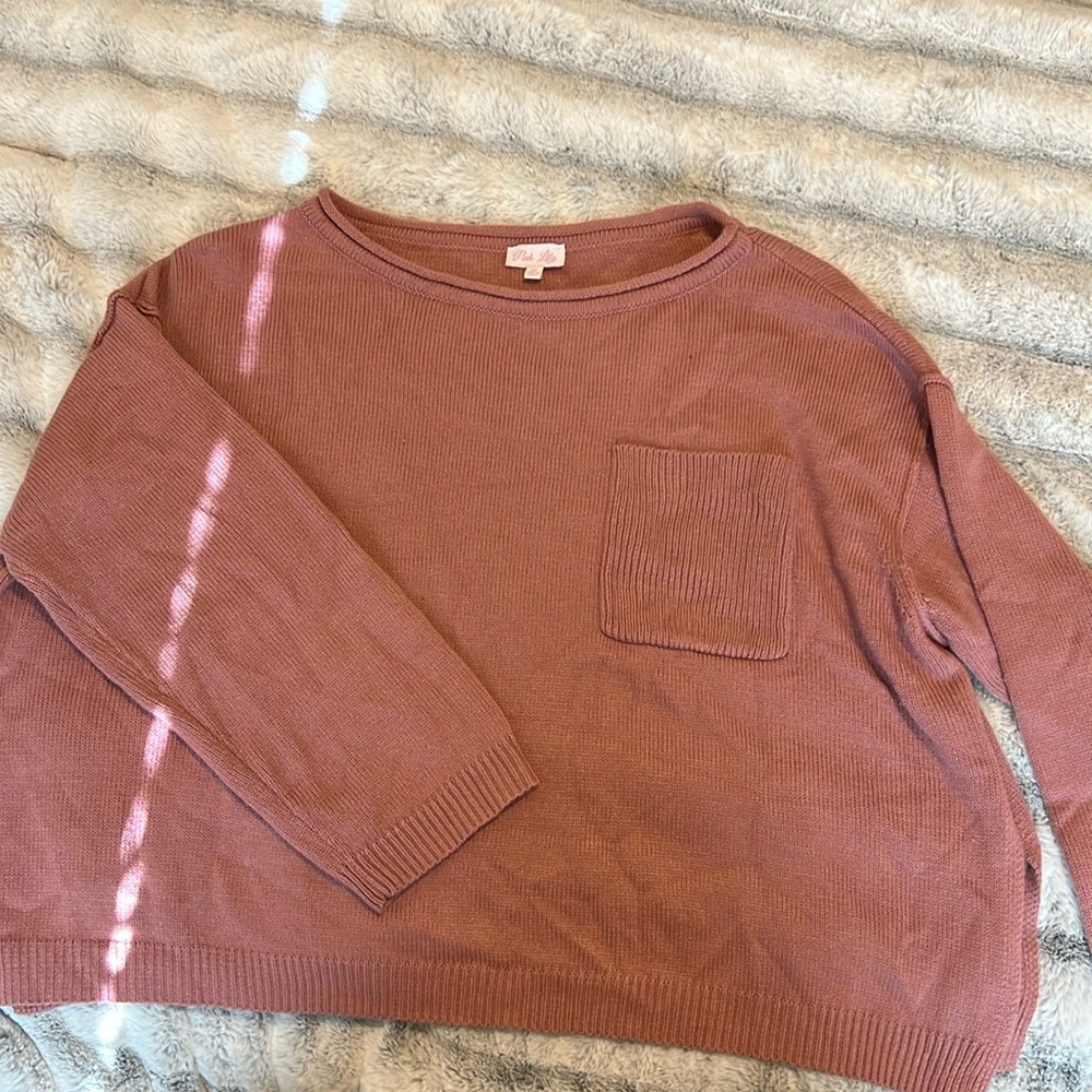Pink Lily Oversized Sweater
